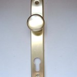 Portal (85 mm) back-plate with cylinder-hole (PZ) + knob
