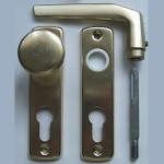 Lővér front-door konb set with cylinder-hole (PZ)