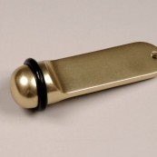 Key-ring with ball-shaped end