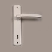 Steel back-plate + 106 door-handle