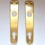 5301 back-plate with cylinder-hole (PZ)